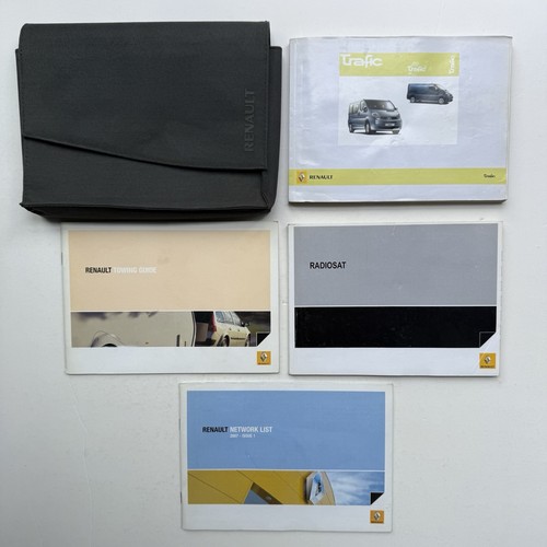Renault trafic owners manual - renault,