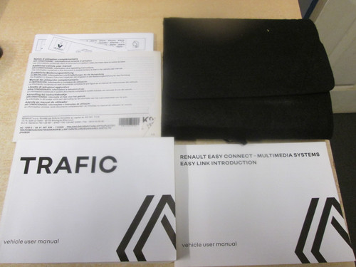 Renault trafic owners pack - renault,