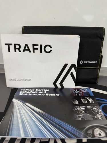Renault trafic owners pack - owners,