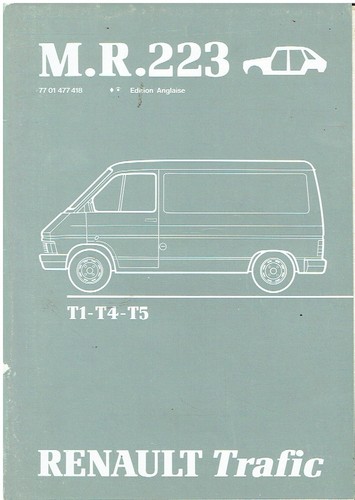 Renault trafic mk1 van - renault,