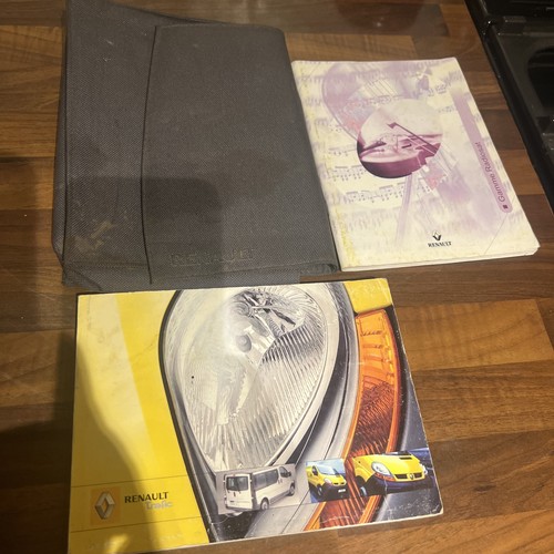 Renault trafic owners handbook - trafic,