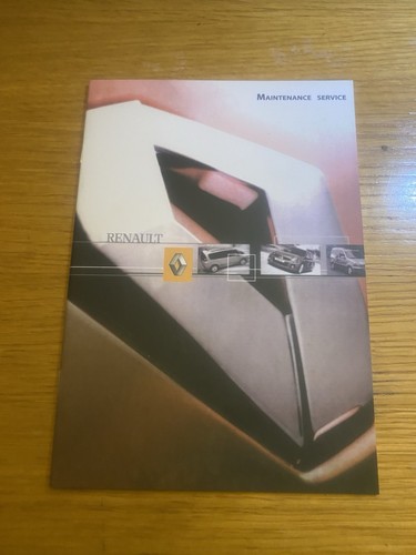 Renault service book stamped - service,