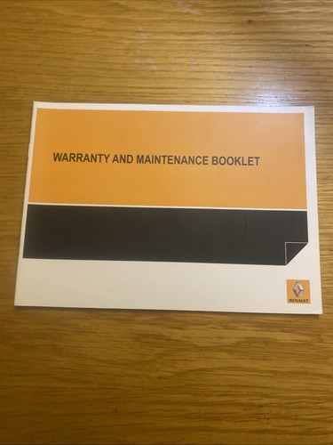 Renault service book stamped - renault,